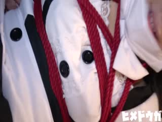 FC2PPV-1101759【完全素人41】JDサヤカ18才その3、ほぼ顔出し、メイドコスで緊縛セックス、絶叫子作り嘆願中出しセックス2連発第03集